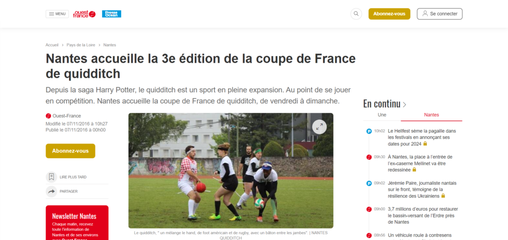 3ème Coupe de France Quidditch