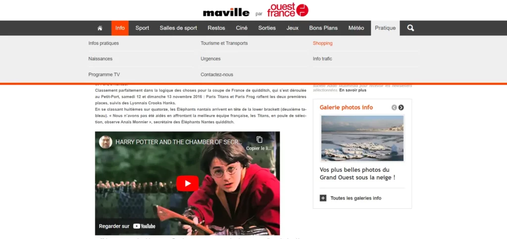 Sport. Coupe de quidditch, Nantes se classe huitième